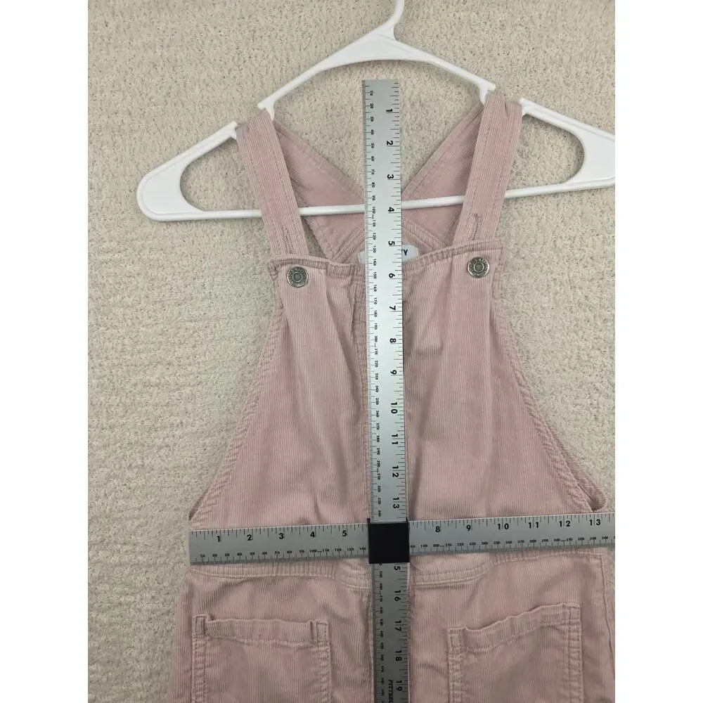 Old Navy Girls Pink Corduroy Overall Mini Dress Size XL (12)